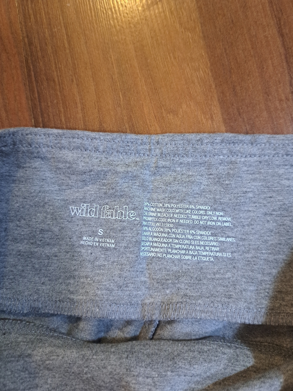 wild fable Heather Grey High-Rise Bike Shorts - Picture 2 of 4